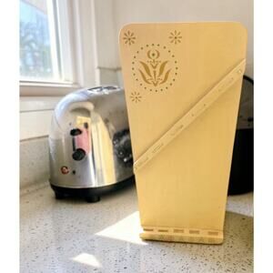 Vintage MCM 1950’s CRAFTSMAN Sears Knife Holder Wall 5 Slot Original Box 3462-28